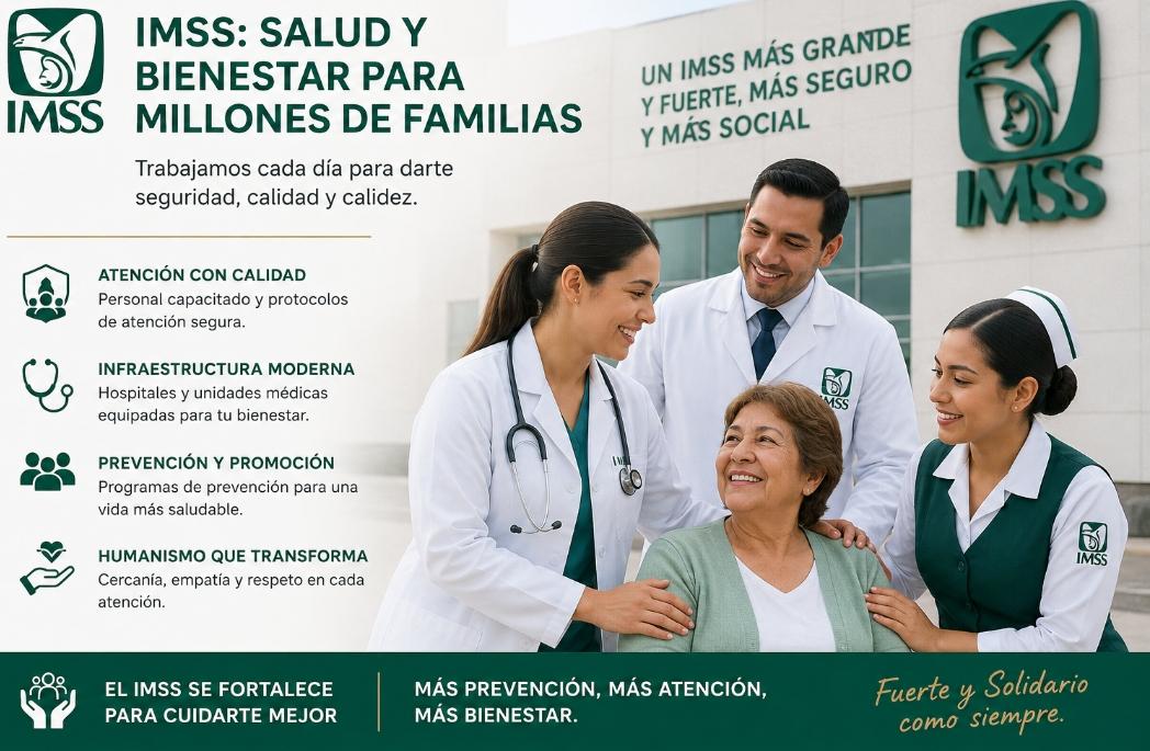 El IMSS destacó la importancia de la medicina familiar y anunció el fortalecimiento del primer nivel de atención con más médicos especialistas y enfoque preventivo.