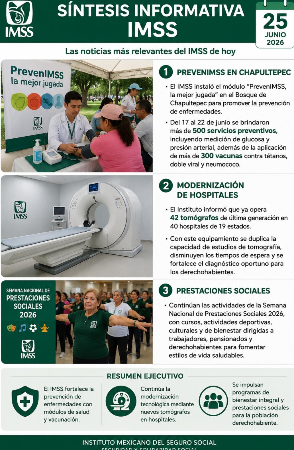 El IMSS instaló el módulo "PrevenIMSS.