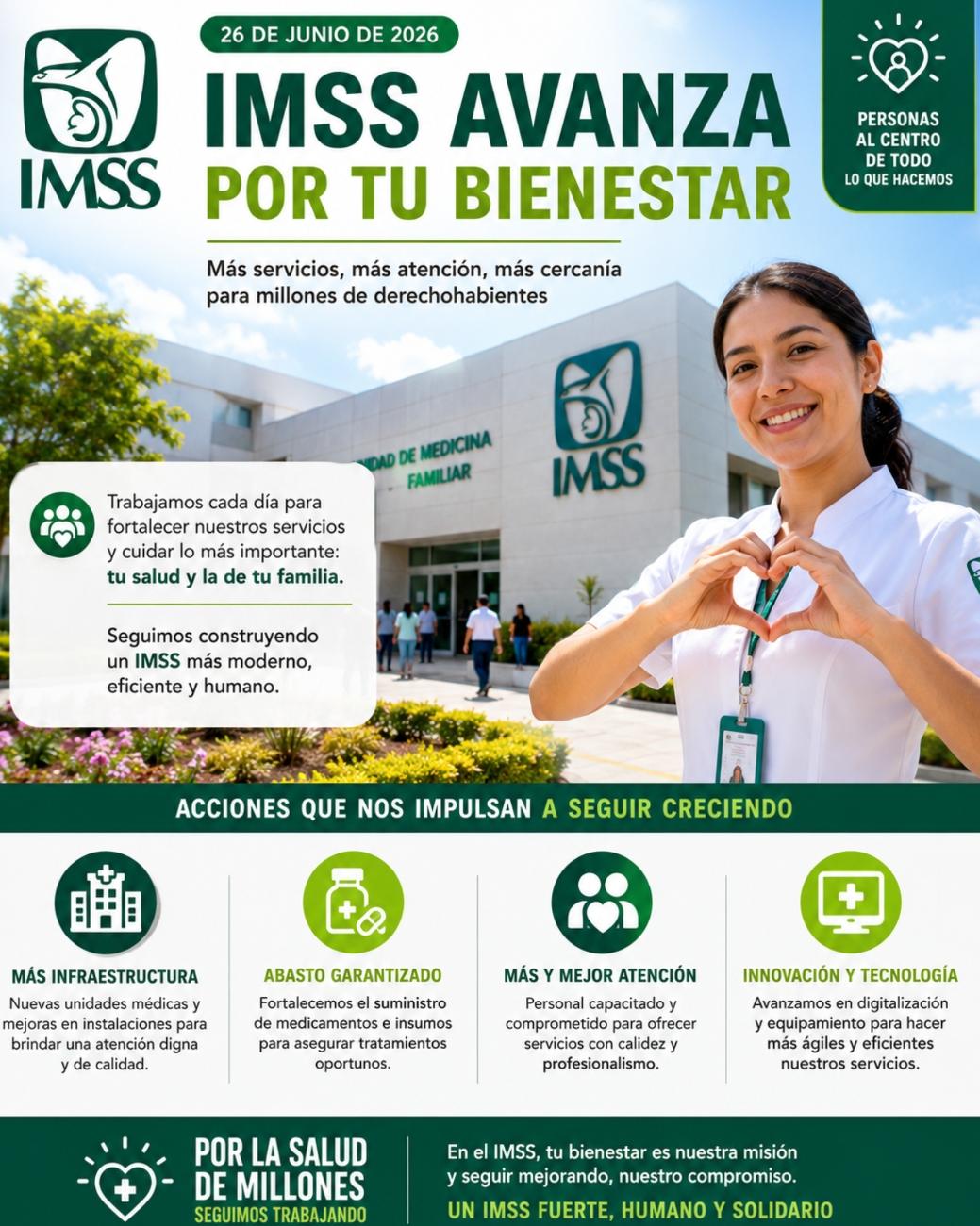 Garantizar que las unidades médicas cuenten con los recursos suficientes